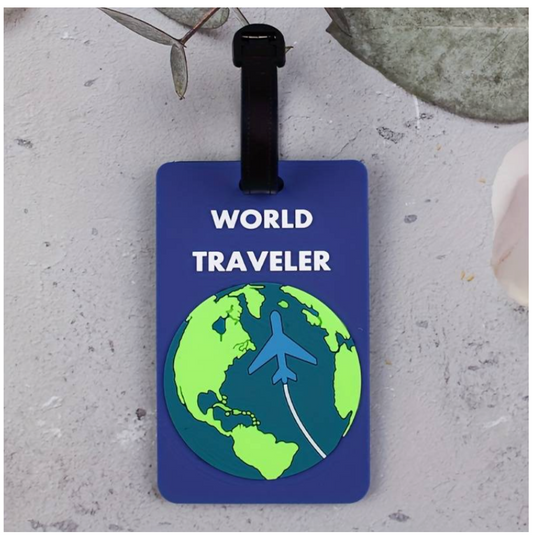 Globe World travel Luggage Tag